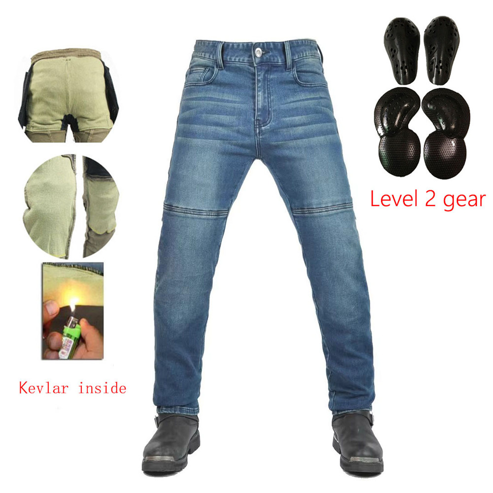 Motorcycle Gear Jeans - Motorcycle Riding Jeans Pants | Soft