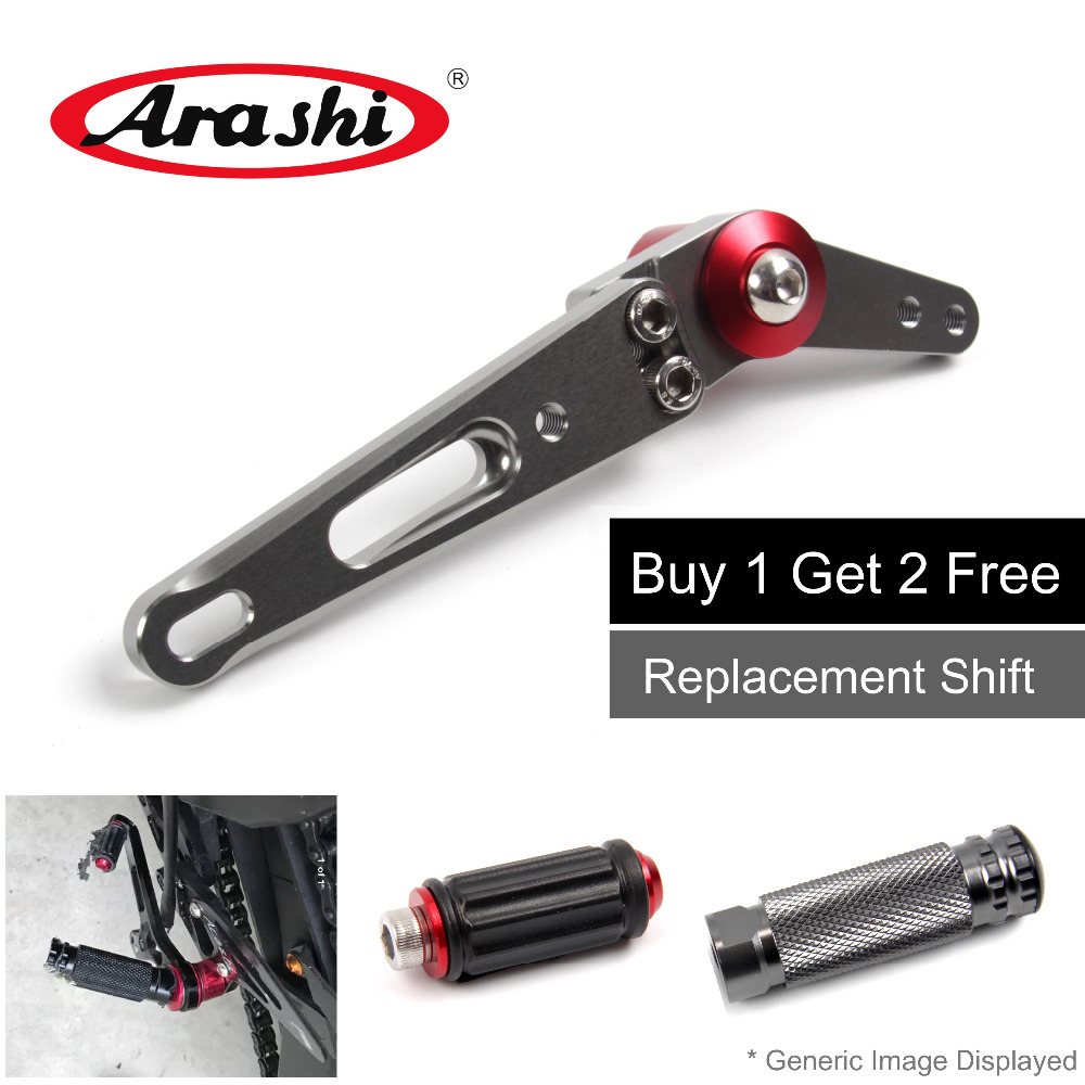 Motorcycle Gear Jammer - Arashi Adjustable Rearsets Replacement Shift Linkage