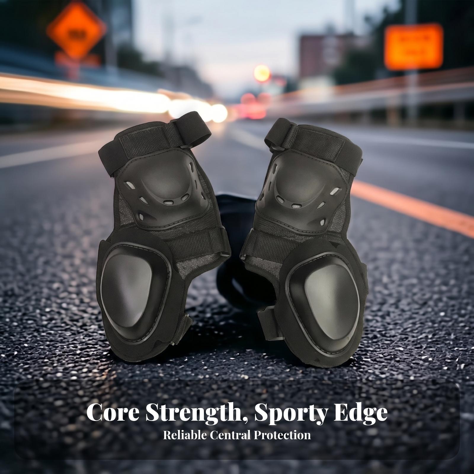 Motorcycle Knee Pads Adjustabl - Knee Guard Hard recension och pris