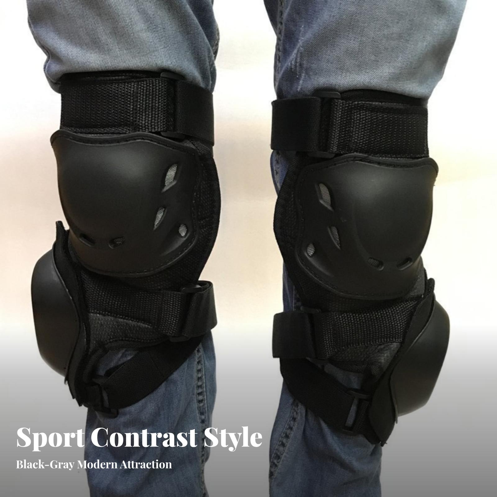 Motorcycle Knee Pads Adjustabl - Knee Guard Hard recension och pris