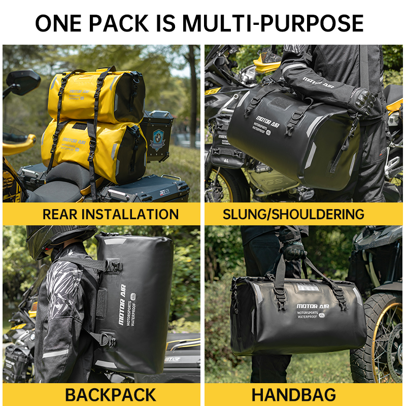 Motor-Air Yellow Motorcycle Ba - Motorcycle Gear Wardrobe recension och pris