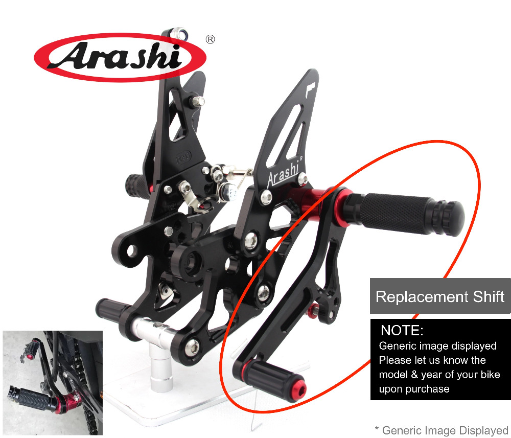 Arashi Adjustable Rearsets Rep - Motorcycle Gear Jammer recension och pris