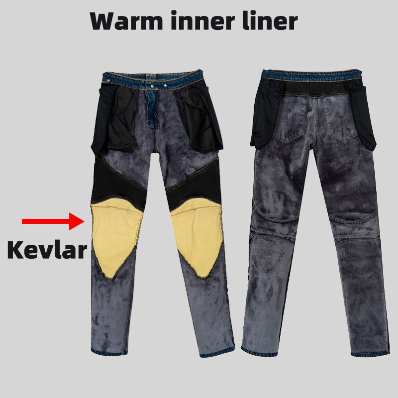 Winter Motorcycle Pants warm   - Motorcycle Gear Jeans recension och pris