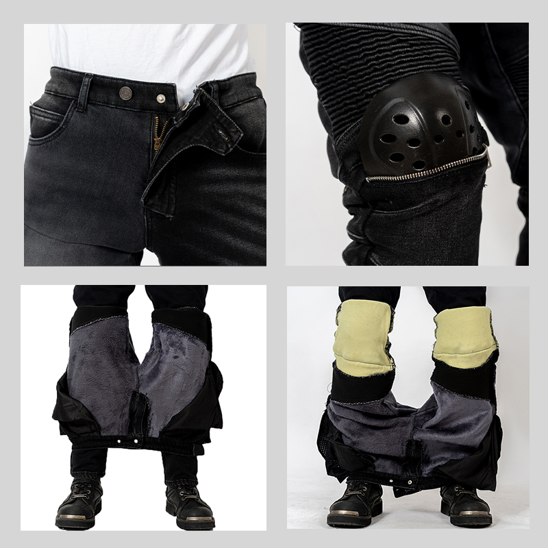 Winter Motorcycle Pants warm   - Motorcycle Gear Jeans recension och pris