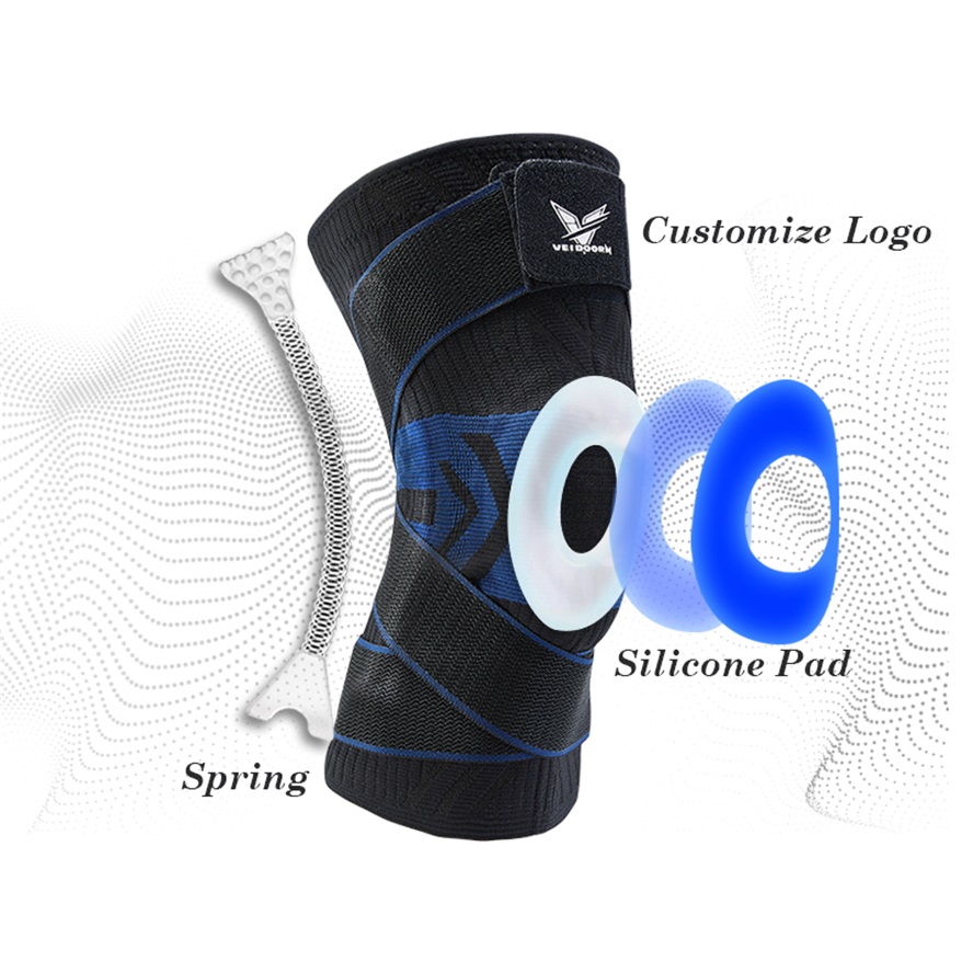 1PC Men Compression Crossfit R - Knee Guard Hard recension och pris