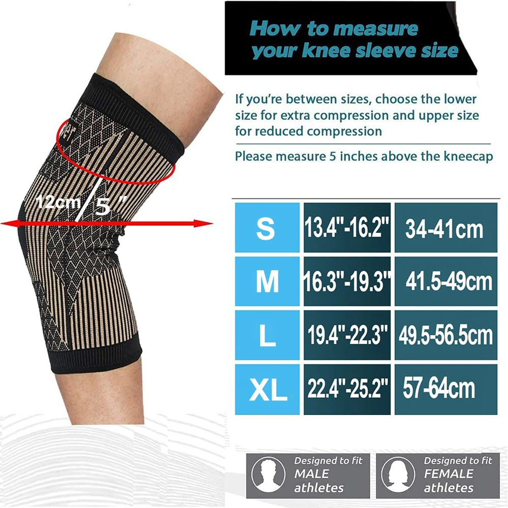 Copper Knee Braces for Women a - Knee Guard Hard recension och pris
