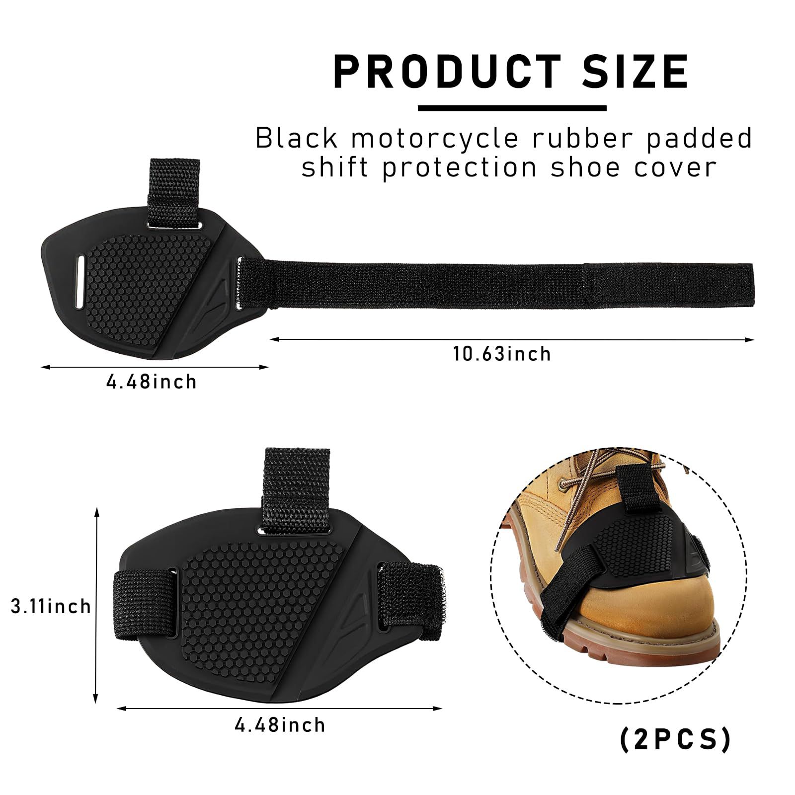 Honeycomb Anti-Slip Gear Shift - Motorcycle Gear Cover recension och pris