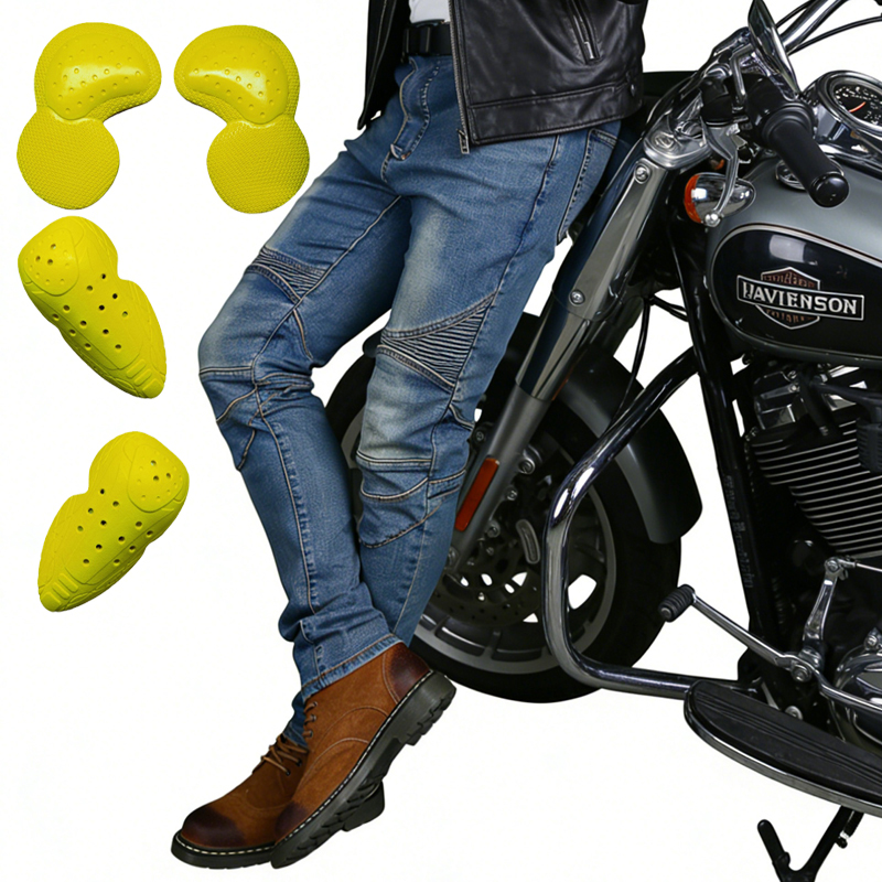 Men's Motorcycle Jeans Blue Di - Motorcycle Gear Jeans recension och pris